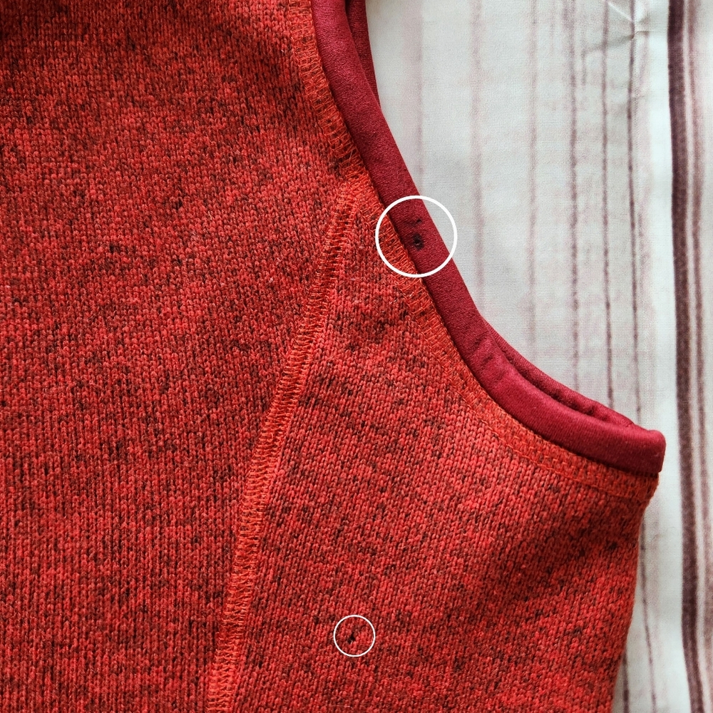 Patagonia "Better Sweater" Vest Red Delicious | Women's Size L - Picture 6 of 8